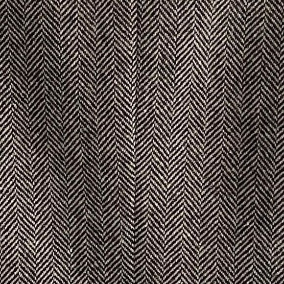 BRIAN TUCKER Ireland Vintage Wool Herringbone Blazer Jacket Black Grey L - Picture 6 of 9